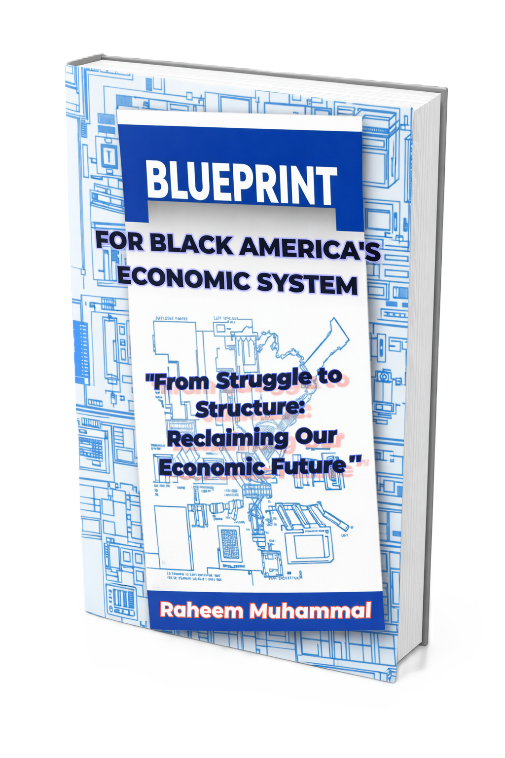 Blueprint for Black America's Economic System book cover by Raheem Muhammad